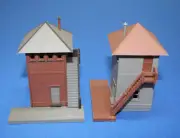 HO Scale Model Railroad Slot Car Train Scenery Office Buildings Maintenance (2)