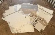 NEW TPC Wedding Scrapbook 12 X 12 Paper Stickers Embellishments Ribbon Lot of 20