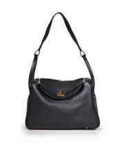 2007 Noir Togo Leather GHW Lindy 26 Bag
