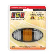 LED Autolamps Amber Side Marker/CAT5 Side Direction Indicator Light Blister