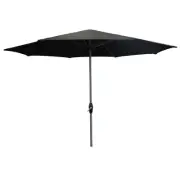 Coolaroo 3.5m Round Market Umbrella Black