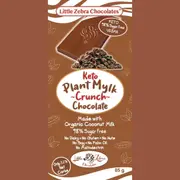 Little Zebra Chocolates Plant Mylk Crunch 85g (Pack of 12)