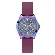 Guess Menagerie Ladies Watch in Purple