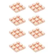 4 Pcs Copper Heatsink 10x10x2mm, Heat Sink Cooler Radiator for Raspberry Pi