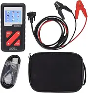 Brilluxa Battery System Tester, 6‑24V Digital Analyzer, Car Battery Diagnostic Tool, Vehicle Power Checker, Large Color Screen for Cars Trucks Motorcycles