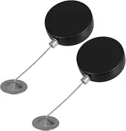 LALAFINA 2pcs Retractable Steel Wire Lock for Remote Control Gaming Controller Theft Telescopic Security Cable for Outdoor Travel Luggage Protection