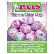 PAAS Easter Unicorn Color Whip with Glitter Egg Decorating Kit Junk Journal