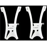 Soma Oppy X 1-Strap Toe Clips White L/XL Pair Track Fixed Gear Road Tour Bike