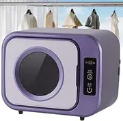 Compact Vented Tumble Dryer, 310W Electric Clothes Dryer Machine with Stainless Steel Liner and 3 Drying Mode, 60°C Constant Temperature Drying, Mini Ventilated Drum Dryer for Apartment, Home, Dorm