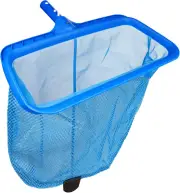 Swimming Pool Skimmer Net, Fine Mesh Pool Leaf Rake Net with Double-Layer Deep B