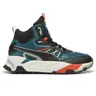 PUMA Trinity Mid Hybrid High Top Mens Black, Blue Sneakers Casual Shoes 3923270