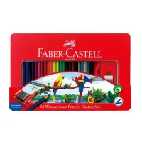 在飛比找momo購物網優惠-【Faber-Castell】輝柏 水彩色鉛筆 附水彩筆 鐵