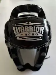 NEW! Macho Warrior Foam Headgear Head Gear - Black - Karate TKD MMA Sparring