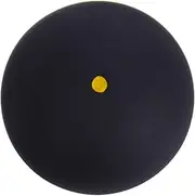 Milisten Universal Squash Small Sports Balls Squash Balls Beginner Bungee Ball Racket Ball for Competition Flexible Racket Ball Single Dot Racket Ball Bounce Squash Balls Rubber Black