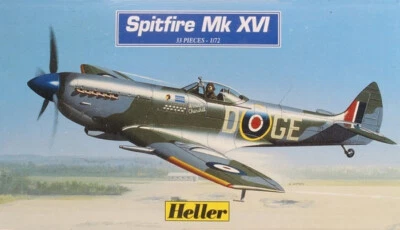 1/72 British fighter Spitfire Mk XVI Heller 80282 Plastic Model kit