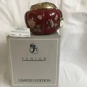 FENTON Connoisseur Collection Mandarin Box- signed by Tom Fenton/ P. Lane- W/box
