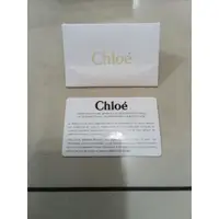 在飛比找蝦皮購物優惠-【二手衣櫃】原廠紙盒 Chloe 蔻依 眼鏡盒 附原廠保卡 