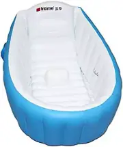 Inflatable Baby Bathtub Kid Infant Toddler Infant Newborn Inflatable Foldable...