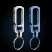 Titanium TC4 CNC Keychain Backpack Hanging Buckle Outdoor Key Carabiner EDC Tool