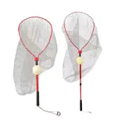 Landing Net Portable Telescopic Handle Fishing Net for Catfish Crabs Minnow