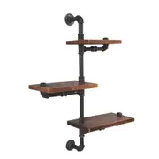 Rustic DIY Pipe Display Shelves
