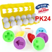 Geometric Pairing Eggs Wise Mixed Shape Shape Educational Toys Kids Learning
