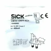 NEW SICK CM18-12NPP-KC1 CYLINDRICAL THREADED CAPACITIVE PROXIMITY SWITCH SENSOR
