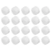 20Pcs Plastic Gears 15 Teeth Plastic Shaft Gears 152AA for RC DIY Robot,White