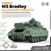 SSMODEL SS72792 1/72 25mm Military Model Kit US M3 Bradley Cavalry Chariots