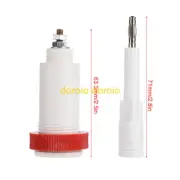 New White And Red Banana Jack High Voltage Connectors Plugs & Sockets