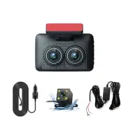 3 Len Dash Cam Car DVR Video Recorder G-sensor Night Vision Parking Monitor
