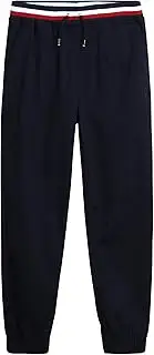 [CHAPS] Boys' Pants - Pull On Stretch Twill Jogger Pants - Casual Pants for Boys (8-20)