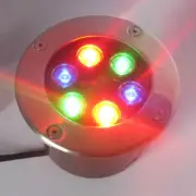 RGB LED Outdoor Light Buried Floodlight Waterproof Underground Lamp AC 12V/24V