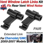 Aluminum Wind Noise Fix For 2000 - 2007 Chevy GMC Vent Window Latch, Link, Links
