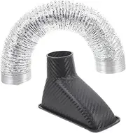 ERINGOGO Car Intake Duct Grille Inlet Cover for Cooling Intake Stylish Bumper Air Vents Lightweight Auto Parts for Vehicles Durable Multi Functional Design