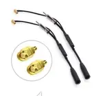 2-Pack DAB FM AM Car Radio Aerial Antenna Adapter Splitter for DAB+ USB Receiver
