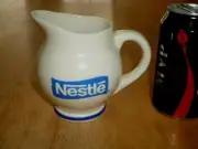 [ NESTLE BRAND ] CERAMIC CREAMER / PITCHER, Vintage JAPAN #1960's yrs.