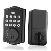 Keyless Entry Door Lock, Smart Deadbolt Auto Lock with Electronic Keypad, Easy