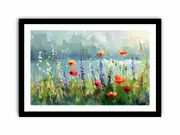 Wild Flowers Framed print Art Poster