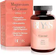 Magnesium Glycinate Supplement for Women - 200mg Chelated for Maximum Absorption – Supports Sleep, Mood, PMS, Stress Relief, Muscle Cramps & Tension - Non-GMO, Gluten Free - 120 Vegan Capsules