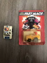 Vintage McDonalds 1985 Fast Macs Pull-Em Back Toy Cars Happy meal toy