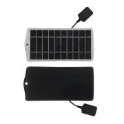 2.5W 5V Solar Panel Charger High Efficiency Monocrystalline Silicon Waterproof USB Output Portable Solar Power Bank 20.5