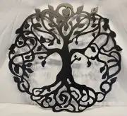 Tree of Life Metal Sign ~ Tree of Life Wall Decor Art ~ 17 in x 18 in