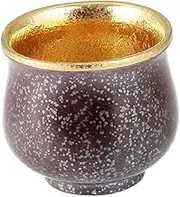 CtoC Japan New Six GUI Cup, Multi, φ2.2 x 2.0 inches (5.5 x 5 cm), 2.8 fl oz (80 cc), Crystal Gold Coating, Pottery Kiln Arita Ware Made in Japan