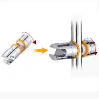 在飛比找蝦皮購物優惠-直扣式升降花灑支架 免卸直扣式 蓮蓬頭架 淋浴噴頭支架 升降