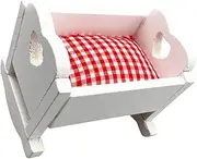ifundom Miniature 1:12 Scale Mini House Furniture and Comfortable Mini Bed Toy