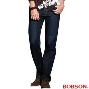 BOBSON 男款熱感IN直筒牛仔褲(1745-52)