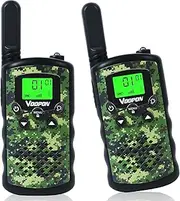 Voopon Walkie Talkies For Kids, Camouflage Toys, Two Way Radios, 22 Channels, Long Range Gifts Boys And Girls 4-12 Years, 5, 6, 7, 8 9 Games Outdoor Camping E