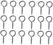 WOONEKY Ergonomic Screw Eye Pins 25 Pieces Screw Eye Bail Pin Easy to Use for Crafts Jewelry