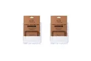 2x Eco Basics Bamboo Dry Pad Refill Dust Fluff Collector Floor Cleaner Mop White